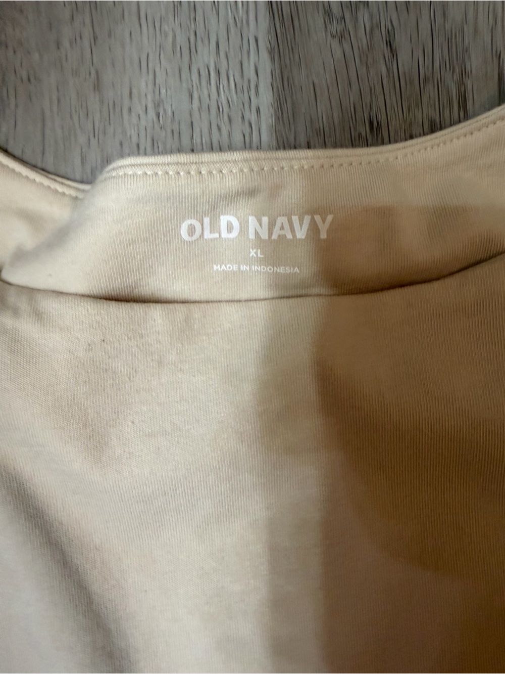 Old Navy Cream Kids One-Piece Bodysuit - Picture 2 of 2